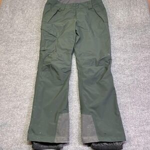 Marmot Snow Pants Mens Large Green Insulated Ski Snowboard Zip Pockets